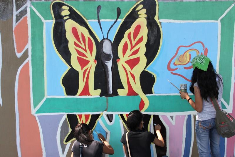Mural painting
